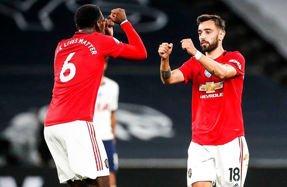 Bruno Fernandes hài lòng khi được chơi cạnh Pogba