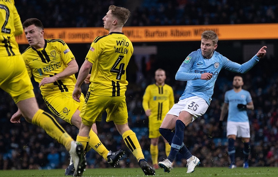 Kết quả Burton Albion vs Man City (2h45 24/1)