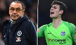 Kepa tiếp tục trả giá đắt cho việc ‘bật’ HLV Sarri