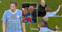 De Bruyne vùng vằng rời sân, Pep Guardiola tuyên bố bất ngờ
