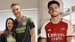 Xuất hiện hình ảnh đầu tiên của Declan Rice trong màu áo Arsenal