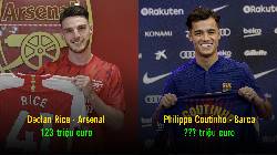 Top 10 thương vụ đắt giá nhất lịch sử: Declan Rice đứng thứ mấy?