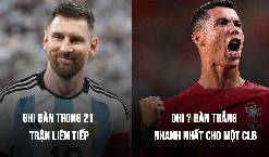10 kỷ lục đặc biệt khó phá của làng túc cầu : Messi nắm giữ 2 kỷ lục kinh điển