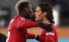 Edinson Cavani đi vào lịch sử trong ngày MU lại ngược dòng